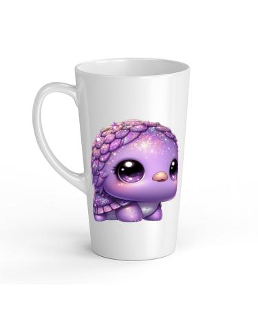 White Ceramic Baby Turtle Mug - Large 483 ml Perfect for Hot Chocolate or Milk Fun and Easy to Use