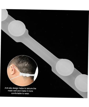 HAPINARY 10 Pcs Mask Hook Earrings - Tab Regulator Holder & Protection - Silica Gel White for Comfortable Wear - Buy Online on SooperMarket.com