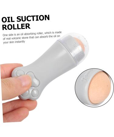 NOLITOY 1pc Volcanic Stone Oil-absorbing Ball Roller Oil Absorption 7.5x3cm Grey - Buy Online on SooperMarket.com