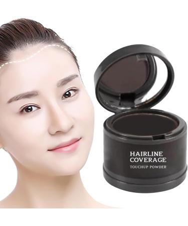 Hairline Shadow Powder Instant Sweatproof Hairline Eyeshadow with Mirror Quick Cover Grey Hair Root Concealer Eyebrows and Beard Root Hair Root Repair Black - Buy Online on SooperMarket.com