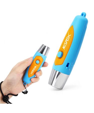 Electronic Whistle for Coaches, HISPOX Loud Volume Electric Whistle Hand Whistle for Coaches Teacher Referee with Lanyard, 3 Kinds Of Tones Blue