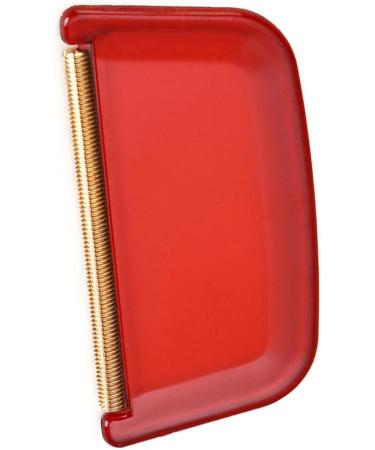 Lint Remover Comb - Manual Fabric Shaver with Copper Blade for Knitted Garments - Lightweight & Compact (Red) | International Shipping Available - Buy Online on SooperMarket.com