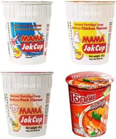 Mama Instant Noodle Cup Rice Vermicelli Pho Bo Bowl and Rice Porridge Jok Cup (Case of 20) Self Customised Assorted Flavours - Buy Online on SooperMarket.com