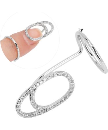 Fingernail Rings Women Exquisite Fashionable Finger Nail Cover Rings Nail Art Decoration Finger Nail Rings Vintage Nail Cover Rings Index Finger Nail Jewelry Decorations Ornament for(3043 Platinum) - Buy Online on SooperMarket.com