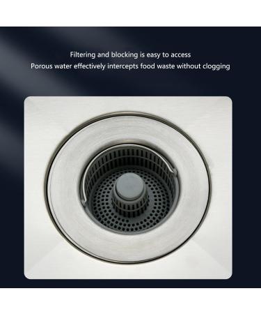 Versatile Kitchen Sink Plug Anti Clogging Sink Filter Sink Drain Stopper Bathroom Accessories Simple Installs Kitchen Sink Drain Cover - Buy Online on SooperMarket.com