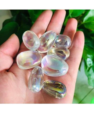 Natural Crystals and Stones 17mm-25mm Natural Spiritual Quartz Aura Crystal Stone Gravel 4pc for Decoration kaixun - Buy Online on SooperMarket.com