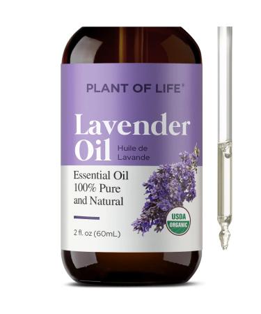 Plant of Life Essential Oil - 100% Pure and Natural - Therapeutic Grade Essential Oil with Dropper (Lavender 2 oz (60mL))
