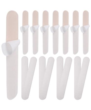 Exceart 50pcs Hut Schweiß liner self-adhesive sizing band disposable hat welding tape absorbent sweat pad for men and women (white)