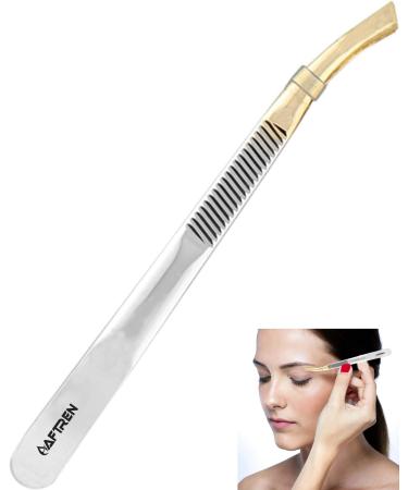 Professional Stainless Steel Eyebrow Tweezers Hair Removal Tweezers Facial Hair Ingrown Hair for Men Women