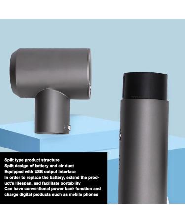 Cordless Hair Dryer Rechargeable Blow Dryer Travel Hair Dryer with Nozzle Hot and Cold Air Mode Compact Hair Dryer Blow Dryer for Fast Drying Low Noise Hair Dryer for Home - Buy Online on SooperMarket.com