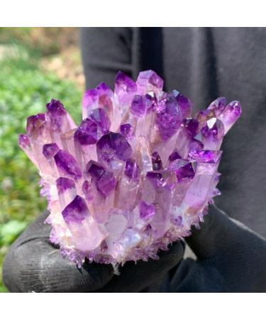 Purpl Phantom Quartz Crystal Cluster Specimen 400g Suitable for Home HOMEZHOU