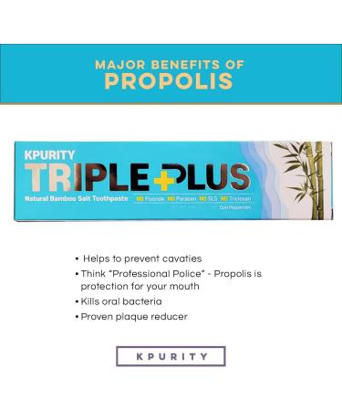 Triple Plus Premium Natural Bamboo Salt Toothpaste 133g - Eco-Friendly & Whitening | Buy Internationally - Buy Online on SooperMarket.com