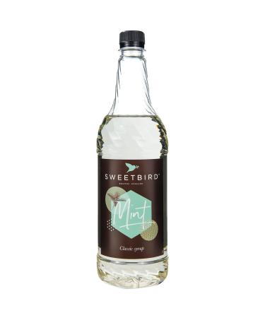 Sweetbird Mint Syrup (1 Litre) - Vegan Friendly Mint Syrup Only