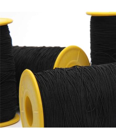 2PCS 0.5mm Elastic Thread Sewing Cord Set - 547 Yards - Black and White - Buy Online on SooperMarket.com
