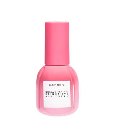 Glow Recipe Guava Vitamin C Bright-Eye Gel Cream - 3% Niacinamide Blend + Peptides & Green Caffeine to Brighten and Firm Under Eye Bags - Hydrating Gentle Eye Cream for Dark Circles & Puffiness (15ml)