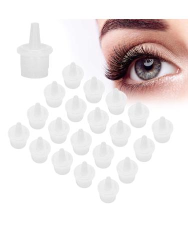 20 Pack Eyelash Adhesive Bottles - Precision Nozzle & Salon-Grade Eyelash Extension Glue Plugs - Buy Online on SooperMarket.com