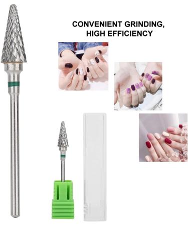 JUOPZKENN Nail Art Drill Bits Tungsten Steel Manicure Drill Bits Electric Pedicure Manicure Grinding Head Fast remove Acrylic or Hard Gel(green label) - Buy Online on SooperMarket.com