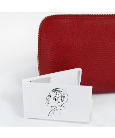 'Art Deco Portrait' Compact/Travel/Pocket Makeup Mirror (CM00010544) - Buy Online on SooperMarket.com
