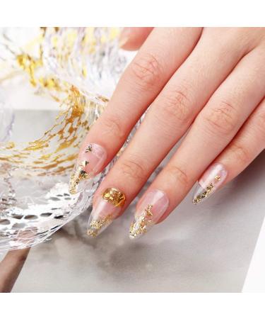 SUMAJU 10 Rolls Gold Silver Nail Foils Mesh Sticker Tape for DIY Nail Art Decorations - Buy Online on SooperMarket.com