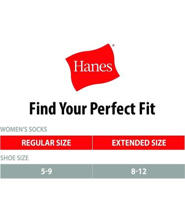 Hanes Women's Performance Cool Compression No Show Socks 6 Pair Pack - Grey/Purple/Pink Design - Buy Online on SooperMarket.com