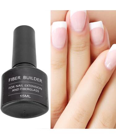 Nail Extension Fiberglass Kit 15ml Extension and 10pcs Fiberglass Sheet for Women DIY Nail Art Extension Accessories Fiberglass Nail Wraps - Buy Online on SooperMarket.com