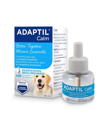 ADAPTIL Refill - Calms & Comforts Dogs at Home When Home Alone or During Loud Noises & Stressful Events - Use ADAPTIL for Dogs with ADAPTIL Diffusers (30 Day Supply ADAPTIL Refill C133)