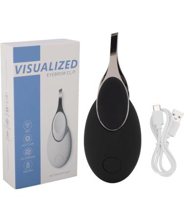 Visualized Eyebrow Tweezers Hair Removal Tweezers USB Charging Indicator Light Design HD Camera for Facial Hair - Buy Online on SooperMarket.com