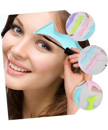 Mikinona Make Up Stencils 2pcs Lengthening Mascara Women Eyeliner Stencils Eye Makeup Tool Blindfold Cosmetic Miss Pads 15x5.7cm - Buy Online on SooperMarket.com