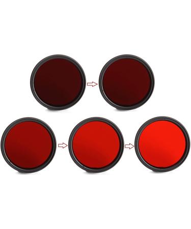 Runshuangyu 77mm 6 in 1 Infrared IR Pass X-Ray Lens Filter Compatible with Canon Nikon Sony - Adjustable 530nm to 750nm Screw-in Filter for DSLR Camera - Buy Online on SooperMarket.com