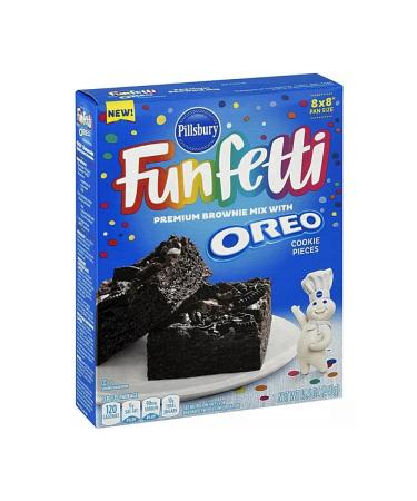 Funfetti Chocolate Cake & Cupcake Mix with Candy Bits x 1 Box - Imported from US