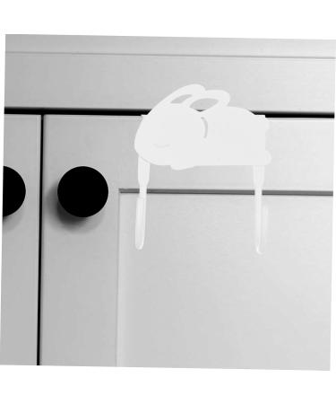 2pcs Cute Rabbit Hook Heavy Duty Clothes Hanger Hanging Towel Over The Door Hooks Drying Rack Sponge - Buy Online on SooperMarket.com
