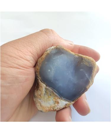 Crystal Rough Natural Crystal Rough Natural Blue Agate Stone Turkey Blue Chalcedony Rough Stone Blue Stone Jewelry Processing Raw Materials Home Decoration (Color : Army Green Size : Random) - Buy Online on SooperMarket.com