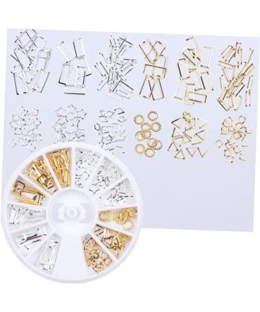 minkissy 4 Boxes Manicure Accessories Rhinestone for Nails Nail Jewelry Palette The Circle 3d - Buy Online on SooperMarket.com