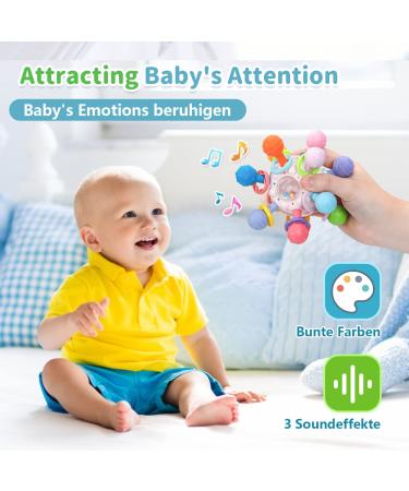 KMMIFF Baby Bite Toy - BPA-Free Silicone Teether Ring & Dental Aid Soft Teeth Toys for 3+ Months Pink | Perfect Baby Gift - Buy Online on SooperMarket.com