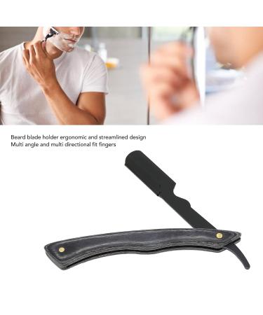 Beard Blade Holder - Professional Foldable Manual Beard Trimmer | Stainless Steel Straight Edge for Precision Shaving - Buy Online on SooperMarket.com
