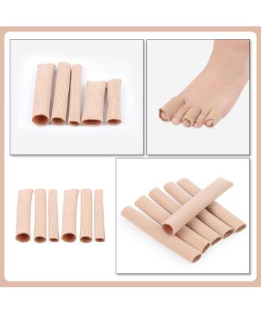 24pcs Nylon Sleeves Cushion Care for Corns, Calluses, and Blisters - Skin Colour (15x2.5cm x 4) - Buy Online on SooperMarket.com