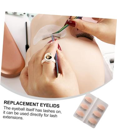 Angoily 3 Pairs Removable Eyelids Accessories Silica Gel Replace - Buy Online on SooperMarket.com