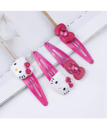 Kawaii Kitty Hair Clips Set - 4pcs Cat Hair Accessories for Girls | HC-4pcs Kitty - Buy Online on SooperMarket.com