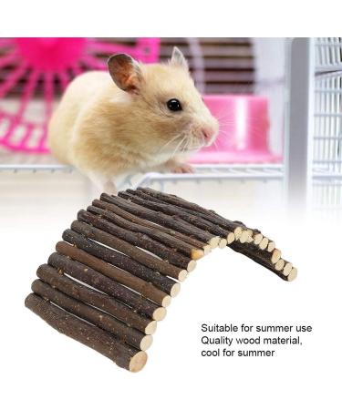 Small Animals Wooden Arch Bridge | Hamster & Guinea Pig Hiding Place | Rodent Conductor Bridge for Ferrets & Chinchillas - Buy Online on SooperMarket.com