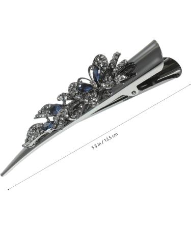 HAPINARY Hair Clip Metal Alligator Glitter Hair Clips Bill Clips Hair Crocodile Hair Clips Barrette Decorative Hair Clips Rhinestone Hair Clips Fancy Clips for Women Sparkly Hair Clips - Buy Online on SooperMarket.com