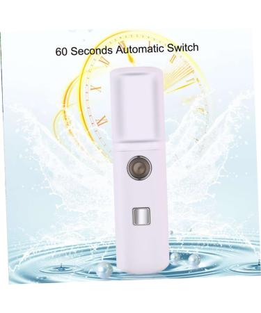 PLAFOPE 1pc Sprayer Hydrating Humidifier Face Steamer Mini Portable Face Mister Mini Air Humidifier White - Buy Online on SooperMarket.com