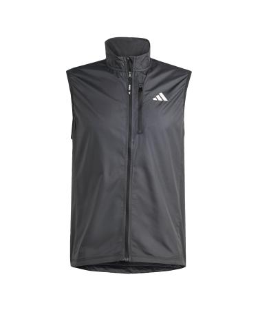 adidas Men's Own The Run Vest Jacket XL Black