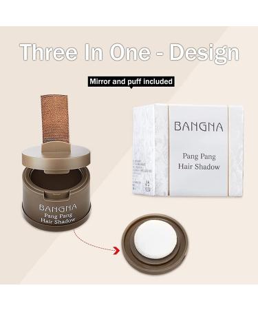 Hairline Powder Hair Shadow Powder Dark Gray Hair Root Dye Shadow Cover Instantly Windproof Sweatproof Hair Touch-Up for Thin Hair Grey Hairline Quick Cover Unisex (Light Brown) - Buy Online on SooperMarket.com
