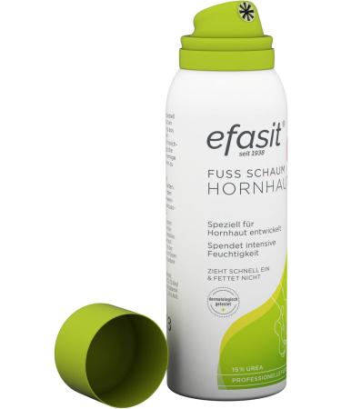 Efasit Foot Foam Cream - 125ml Moisturizing Care with Urea & Almond Oil for Diabetics - Eco-Friendly No Microplastics or Dyes - Buy Online on SooperMarket.com