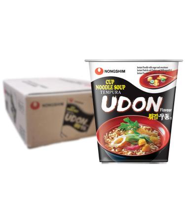 NONGSHIM - Instant Cup Noodles Udon - Multipack (12 X 62 GR) Cup Noodles Udon 62 g (Pack of 12)