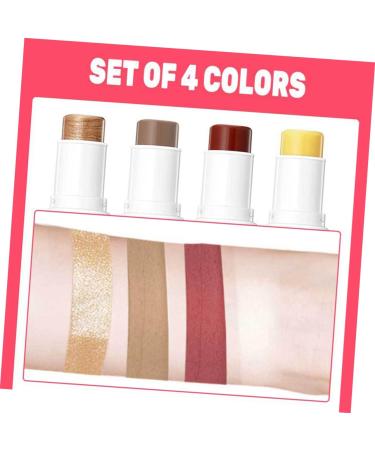 HAPINARY 1 Set Contour Stick Highlighter Stick Makeup Highlighter Stick Contour Blush Stick for Cheeks Contouring Makeup Kit Face Highlighter Contouring Stick Contour Kit for Women - Buy Online on SooperMarket.com