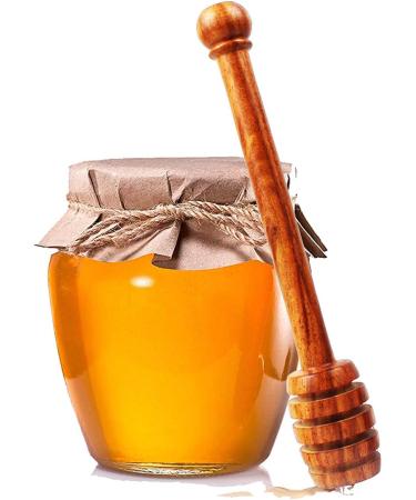 BATRA ASSOCIATES - 6 Inch Wooden Syrup Dippers - Honeycomb Sticks Perfect for Drizzling Honey | Maple Syrup | Chocolate | Caramel Honey Spoons - Buy Online on SooperMarket.com