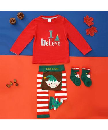 Blade & Rose Christmas Believe Top for Babies & Toddlers | Red | 0-4 Years - Buy Online on SooperMarket.com