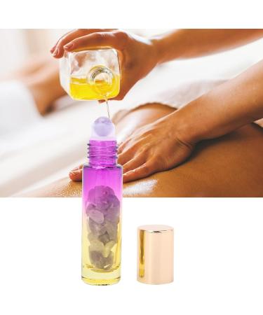 Roller Bottle Glass Essential Oil Bottle for Travel for Hotel for Family for Home (10ML red and yellow gradient essential oil bottle) - Buy Online on SooperMarket.com