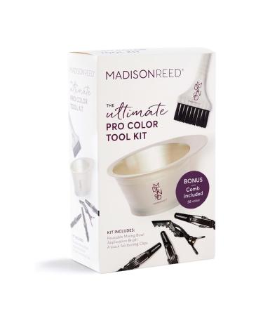 Madison Reed Pro Color Tool Kit With Bonus Comb 7pc Set for DIY Hair Coloring Mixing Bowl Brush Hair Clips & Comb